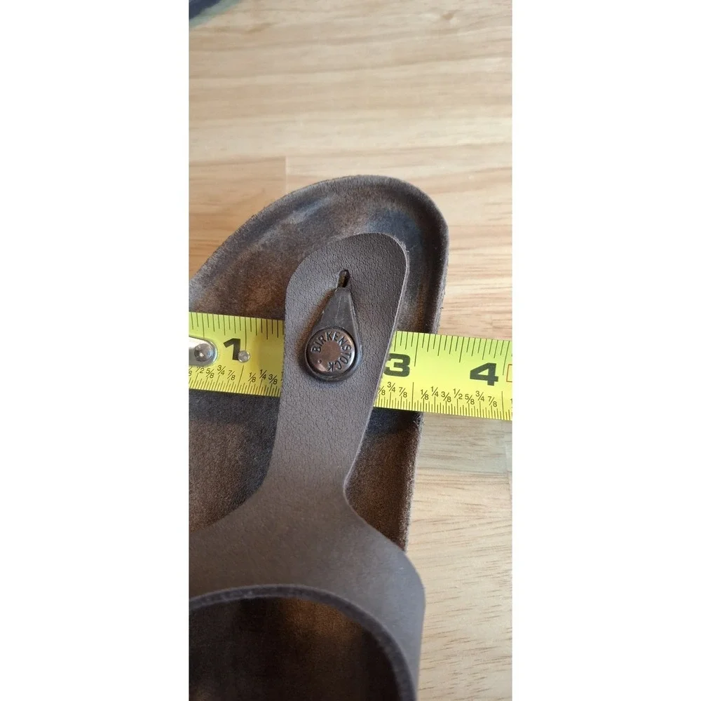 Birkenstock Kids Gizeh Brn Birko-Flor Thong Sandals Cork Footbed Youth EU 34/35